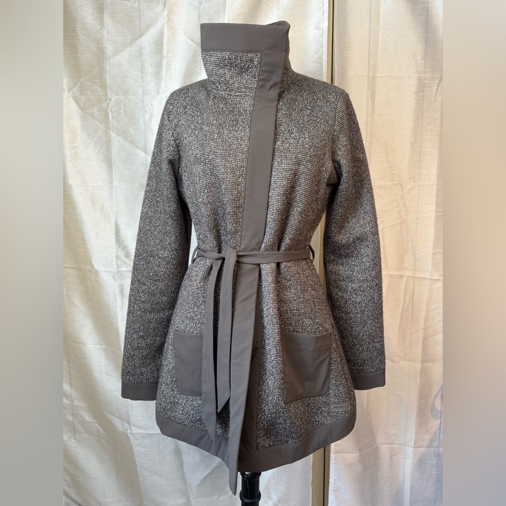 Merrell Charcoal Belted Women's swacket - Picture 2 of 14